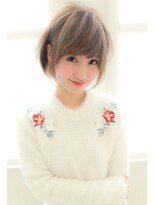 ウノプリール 京橋店(uno pulir) 【unopulir】耳かけショートボブワイドバングくびれミディ