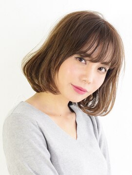 アース 四ツ谷店(HAIR&MAKE EARTH) オトナ女子のための☆とろみワンカールボブ【EARTH四ツ谷店】