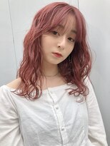 パーク(PAAQ)&nbsp;【田中智大】ミディアムレイヤー×チェリーピンク