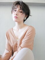 アルバム 渋谷パルコ(ALBUM) ニュアンスショート_耳かけウェーブパーマ_47247