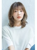 【Un ami  表参道】 松井幸裕 小顔・オトナニュアンスミディー