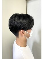 エヌドットバーバー ヒロオ(N.BARBER HIROO)&nbsp;黒髪　韓国　センターパート　＜広尾/恵比寿＞