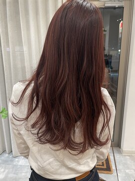 ヘアー テクニカ(hair Technica) ピンクオレンジカラー☆