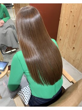 ディードットログ 大和西大寺店(D.Log) ロングストレート×髪質改善トリートメント　ウルトワ