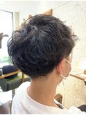 メンズ×パーマ