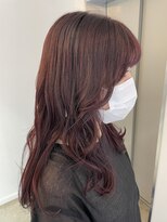 アヴァンスアンス 広島袋町店(AVANCE.ens)&nbsp;透明感ツヤ感カラー×ピンクカラー