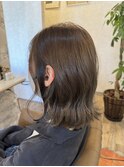 ブラックイヤリングカラー×外ハネ