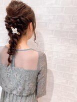 アース 流山おおたかの森店(HAIR&MAKE EARTH)&nbsp;大人気編みおろしねじりんぱ