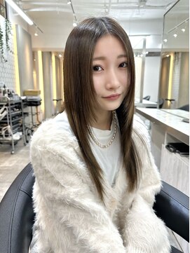 ヴィオットバイサロン(Viot by Salon) 2way バング 韓国前髪シースルーミディアム くびれへ ア顔周り