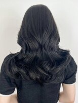 アイティーバイアルバム 松戸店(IT by ALBUM)&nbsp;アッシュブラックレイヤーロングブルーグレージュ美髪_ba485221