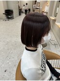 神戸 三ノ宮 元町 髪質改善  透明感カラー ボルドー