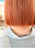 オレンジ×ウエラシステムトリートメント