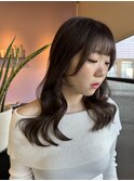 *韓国風コテ巻き/艶々ウェーブ