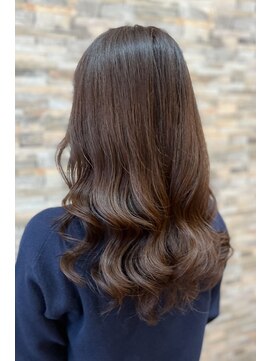 ガーデン アクロスプラザ足利店(garden) ロングレイヤー/顔周りレイヤー/ベージュブラウン