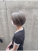 ホワイティグレージュ/ダブルカラー/ケアブリーチ/ハイトーン