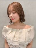 ぱっつんボブ
