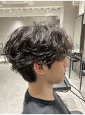 【シャドウパーマ】マッシュ/メンズパーマ/メンズカット/池袋