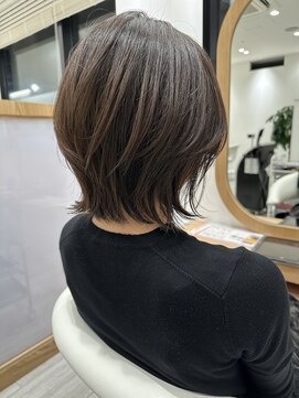 アドラーブル ココロ 新潟(adorable CoCoLo) 【大人可愛い】大人可愛い☆外ハネ×ふんわり愛されミディ☆