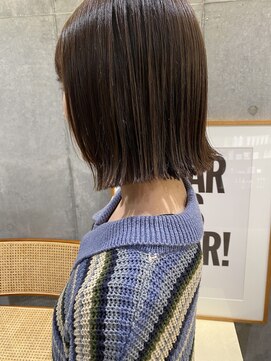 ニカ 溝の口(NICA) 外ハネボブ／ナチュラルブラウン／溝の口