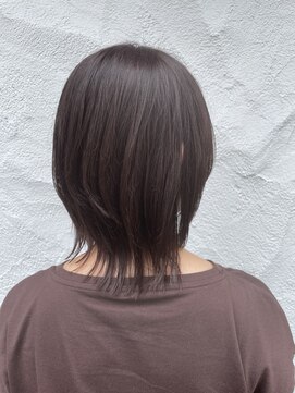 グルグル 妙典店(GULGUL) ミディアムウルフ ピンクベージュ