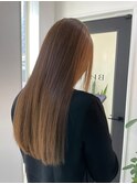 桑名ロングレイヤーカットハッシュカット透明感カラー重めロング