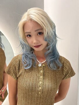 ソル 栄矢場町(SOL) ミディアムヘア/デザインカラー/フェイスフレーミング