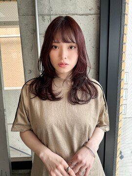 ノラジャーニー(NORA Journey) 【諒】レイヤーカットウルフカットボルドーカラーウルフレイヤー