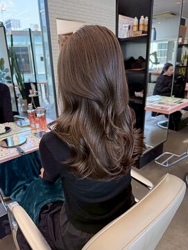 ディフィーノ 青山(DIFINO) 艶髪ウェーブ/髪質改善/透明感カラー/チョコレートブラウン