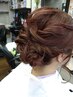 洋装ヘアセット￥2000。土日は￥2500和装￥3000