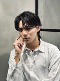 men's/メンズ/刈り上げセンターパート/フェザーパーマ/池袋