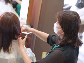 エムウィッシュ(M Wish)の写真/クチコミで評判◎一人一人の髪質や骨格に合わせたカットで、あなたの魅力を引き出すスタイルをご提案します