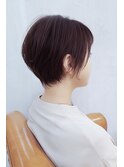コンパクトショートくびれショート小顔チョコレートブラウン