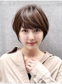 ショートヘア/分け目なし/イメチェン/30代40代50代60代/表参道
