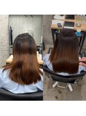  #髪質改善#縮毛矯正#美髪矯正#レイヤーカット#白髪ぼかし