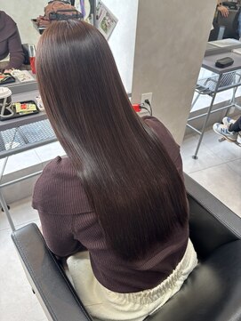 ソワン ドゥ ブレス 今里店(soin de brace) チョコレートブラウン+微還元トリートメントヘアポテンツァ