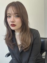 リリット(ReLit) マレットヘアハイライト髪質改善オリーブグレーココアベージュ