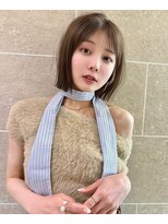 サンドパールス 仙台店(sand PALCE)&nbsp;髪質改善/大人ガーリー/似合わせカット/ショートボブ前髪/仙台