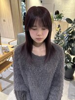 ゼストプラス(ZEST plus)&nbsp;ブリーチなしダブルカラーで作る暖色カラー.・☆