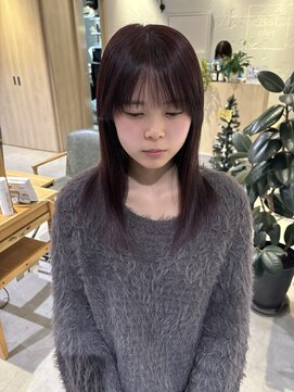 ゼストプラス(ZEST plus) ブリーチなしダブルカラーで作る暖色カラー.・☆