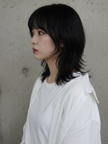 エイチ ウルフカット 大阪梅田(811)&nbsp;フェイスフレーミングルーツカラー天使の羽バングネオウルフボブ