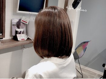 アフェプラス 樟葉店(affe+)の写真/お手頃価格で"プロの白髪染め”が叶う♪ 髪と頭皮に優しい強髪プログラムや［Rezo］も人気◎