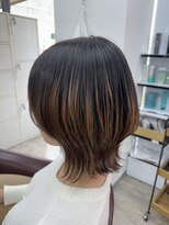 リシャルム 新保店(Re charme) 【動き×立体感】ハイライトレイヤーボブ