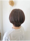 マロングレージュで白髪ぼかし