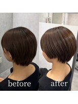 ヘアサロン ドットプラス 町田店(dot. plus) 丸みショート/ナチュラルショート/丸みショートボブ/町田/町田駅