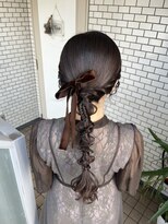 フェリーチェ 六本木店(Felice)&nbsp;編みおろし タイトヘア タイトアレンジ 参列ヘア イベントヘア