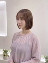 ウィズ ヘア デザイン(wis hair design)&nbsp;顔まわりに寄り添う小顔見せショートボブ 後ろ姿までこだわり