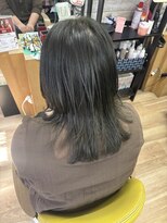 ラッコのおひるね ブリーチなしオリーブグレー