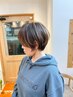 大人っぽいショートになりたい方/似合わせカット+艶カラー+TOKIO
