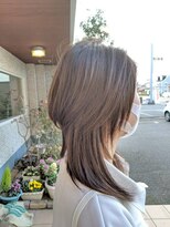 ヘアメイクボッカ(hair make Bokka)&nbsp;顔周りレイヤー×ウルフミディアム