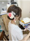 シンプルシニヨンアレンジ【ヘアアレンジ　立川/立川南/八王子】